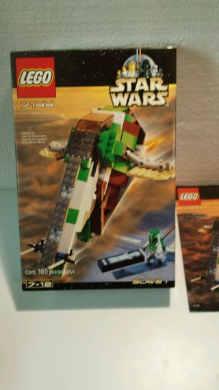 Lego star wars 7144 slave 1 complete with directions adult owned 2