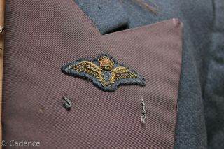 WW2 British Royal Air Force RAF Mess Dress Jacket Group Captain Bullion Wing J34 8