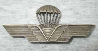 Italy Italian Military Parachute Paratrooper Vintage Badge