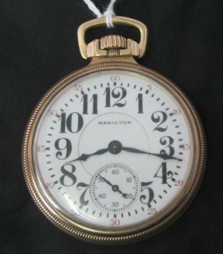 Antique Hamilton 992 21 Jewel Railroad Grade Pocket Watch