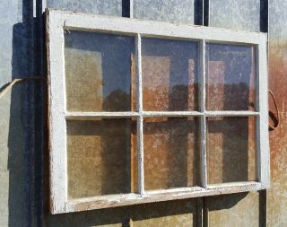 Architectural Salvage - Antique Window Sash - C.  1900s - 34x25 6 Pane Pinterest