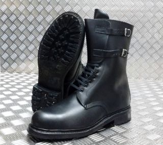 Vintage Italian Military / Police Issue Hi - Leg Combat/assault Boots