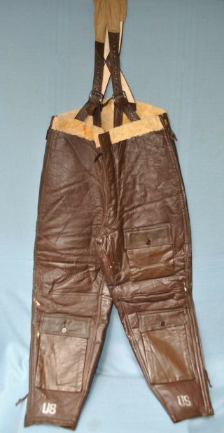 Wwii U.  S.  N.  Flight Pants - Fleece Lined (m 446b) Size 38