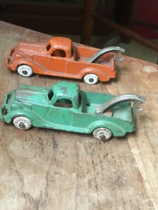 2,  1930 ' s Cast Iron Hubley 2222 Tow Truck All,  3 - 1/2 