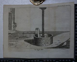1776 - An Apple Mill Engraving,  Pluche,  Spectacle Of Nature