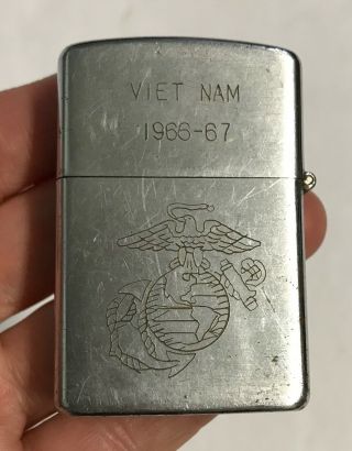 Vietnam USMC 1st Marine Air Wing Staff NCO Club Penguin Lighter 3
