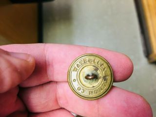 Rare Confederate Tennessee Civil War Coat Button Full Shank Aging 3
