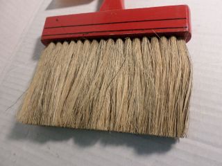 Horsehair Paint Brush With Red Black Wooden Handle For Use Or Decoration 4