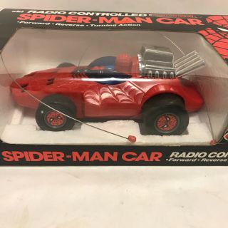 Vintage Spider - Man AHI US Power Command Radio Controlled Car 1977 4