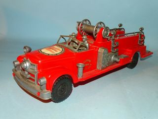 SEAGRAVE FIRE ENGINE PUMPER TOY BOX ELDON 3