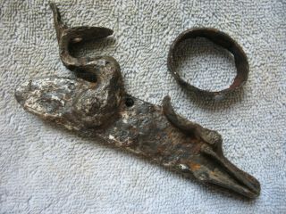 Dug Pistol Flint Lock From The Battle Of Ball 