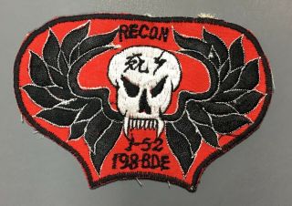 Vietnam War Us Army 1 - 52nd 198th Brigade Airborne Recon Patch Cut Edges