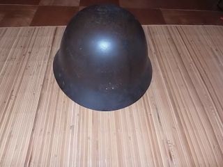 JAPANESE WW2 ARMY HELMET WITH STAR AND STRAPS - VERY 5