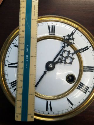 VINTAGE Hermle FHS 43 CM Wall Chime Clock,  Movement,  Pendulum,  Key,  Base,  R A 2