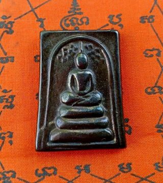 Phra Rae Somdej Leklai Mineral Magnetic Thai Buddha Amulet Pendant Black Magic