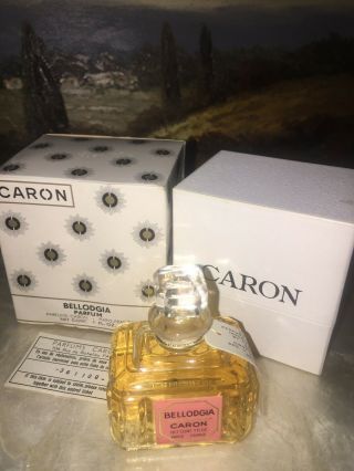 Rare Old Stock Caron Bellodgia Parfum 1 Fl Oz