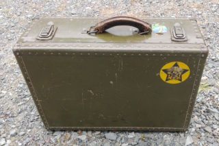 Vintage Military Usn Ww Ll Seapack Suite Case Made By Oshkosh
