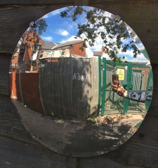 Vintage Arts Deco Bevelled Convex Mirror