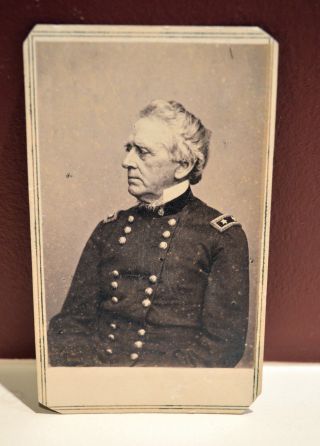 Cdv Union Major General John Adam Dix Civil War Period From Brady 