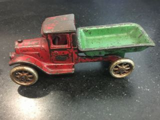 VINTAGE ALL WITH ARCADE DECAL MODEL T FORD DUMP TRUCK 5