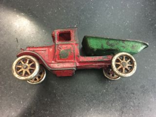VINTAGE ALL WITH ARCADE DECAL MODEL T FORD DUMP TRUCK 8