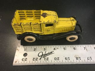 Vintage Cast Iron Model T Stake Truck - Two Piece