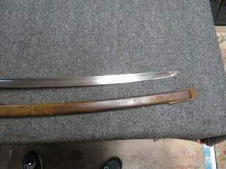 WWII JAPANESE ARMY TYPE 95 NCO COMBAT SWORD W/ MATCHING NUMBERED SCABBARD - 4