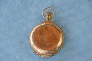 Antique Dueber Box Hinge Pocket Watch Case S18 14k Gold Filled Parts Not Scrap