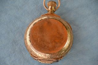 Antique Dueber Box Hinge Pocket Watch Case s18 14k Gold Filled Parts Not Scrap 2