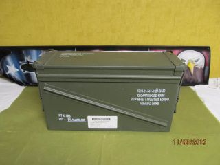 Military Surplus 40mm Pa - 120 Large Ammo Can Box 100 Steel 1 Each