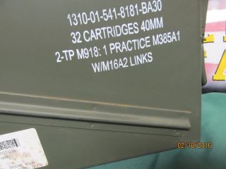 Military Surplus 40mm PA - 120 Large Ammo Can Box 100 Steel 1 each 5