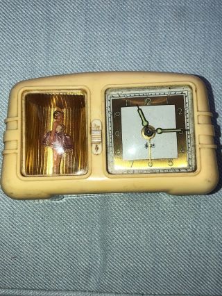 Linden Ballerina Clock Peter - Uhren Spinning Musical Vintage - As - Is