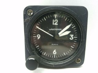 Vintage Wakmann 8 Day Aircraft Clock Parts/repair
