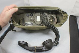 Collectable Vietnam Era Telephone Set And Carry Case Ta - 312/pt Seems Functional