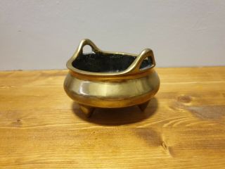 QUALITY CHINESE 18TH / 19TH BRONZE INCENSE BURNER CENSER 3