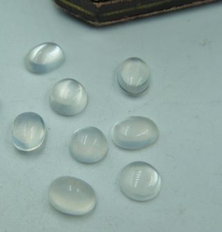 No.  2 Of 3 Listed - Art Deco Era Group Of ' 8 ' Natural MOONSTONE Stones. 3