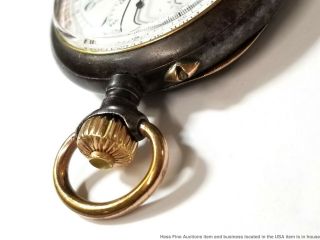 Doctors Chronograph Girard Perregaux Pulsations Enamel Dial Pocket Watch To Fix 8