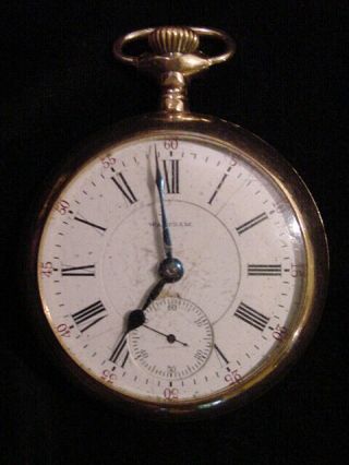 1901 Waltham Appleton Tracy & Co.  Model 1892 18s Pocket Watch For Repair/parts