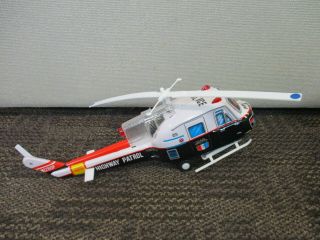 VINTAGE TN MADE IN JAPAN BATTERY OPERATED HIGHWAY PATROL HELICOPTER 2
