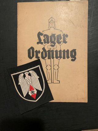 Rare Hitler Youth Camp Rule And Itinerary Book Grouping