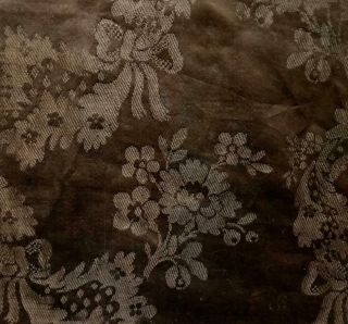 84 cm LATE 18th/ EARLY 19th CENTURY FRENCH PURE SILK DAMASK,  99 4