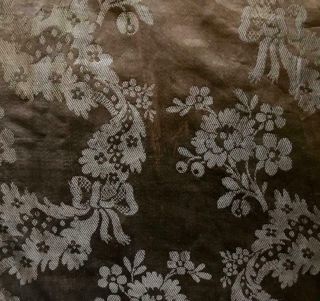 84 cm LATE 18th/ EARLY 19th CENTURY FRENCH PURE SILK DAMASK,  99 7