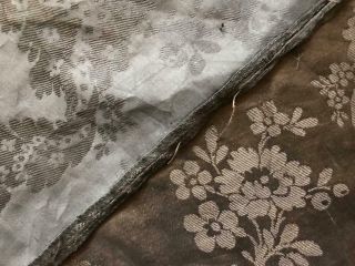 84 cm LATE 18th/ EARLY 19th CENTURY FRENCH PURE SILK DAMASK,  99 8