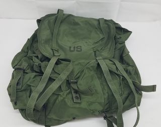Us Military Od Nylon Large Alice Pack Field Lc1 Ruck Only