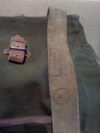 WW2 clone Romanian Army bag backpack thick leather Rucksack 7