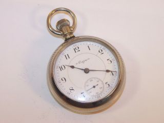 1903 Elgin G.  M.  Wheeler 18s 17 Jewel 148 Open Face Pocket Watch