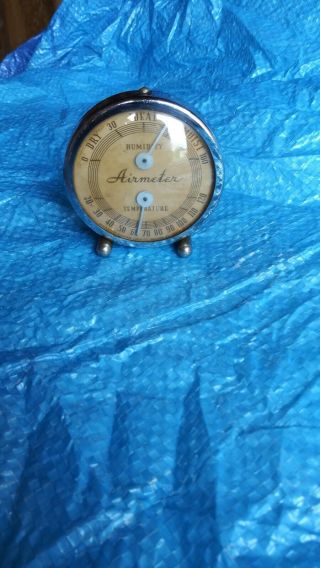 Antique Airmeter By Middlebury Electric Clock Co