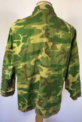 VINTAGE VIETNAM MITCHELL REVERSIBLE CAMO JACKET SHIRT SIZE SMALL / MED 6