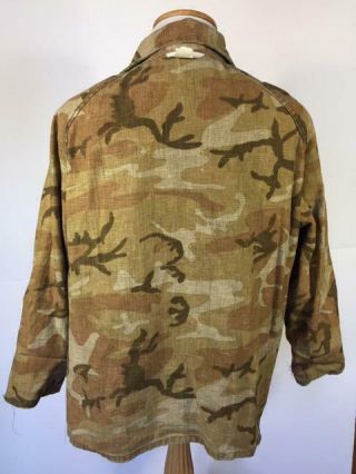 VINTAGE VIETNAM MITCHELL REVERSIBLE CAMO JACKET SHIRT SIZE SMALL / MED 7