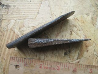 2 vintage large metal circus mallet wedges? 2